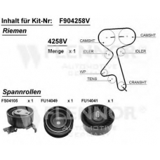 F904232V FLENNOR Комплект ремня грм