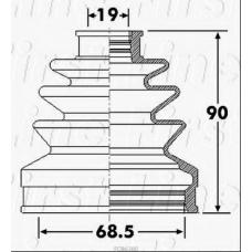 FCB6300 FIRST LINE Пыльник, приводной вал