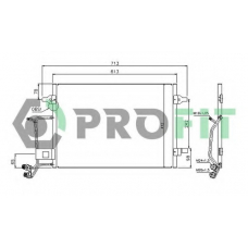 PR 9540C2 PROFIT Конденсатор, кондиционер