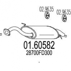 01.60582 MTS Глушитель выхлопных газов конечный