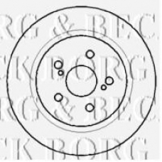 BBD4376 BORG & BECK Тормозной диск