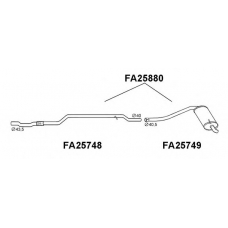 FA25880 VENEPORTE Глушитель выхлопных газов конечный