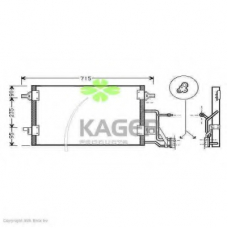 94-5009 KAGER Конденсатор, кондиционер