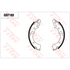 GS7183 TRW Комплект тормозных колодок