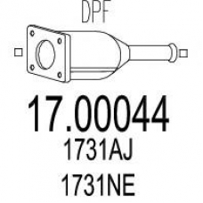 17.00044 MTS Сажевый / частичный фильтр, система выхлопа ог