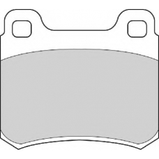FD4173E NECTO Комплект тормозных колодок, дисковый тормоз
