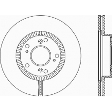 BDA2162.20 OPEN PARTS Тормозной диск