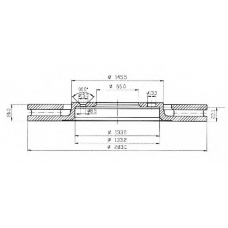 BDC4662 QUINTON HAZELL Тормозной диск