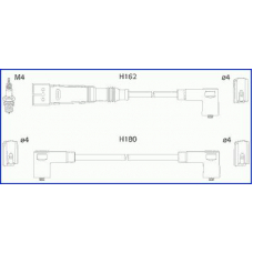 134702 Huco Ккомплект проводов зажигания