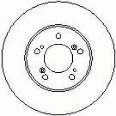 6586 10 KAWE Тормозной диск