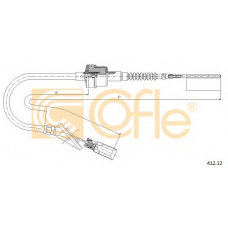 412.12 COFLE Трос, управление сцеплением