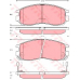 GDB3133 TRW Комплект тормозных колодок, дисковый тормоз