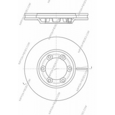 I330U07 NPS Тормозной диск