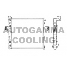 103807 AUTOGAMMA Радиатор, охлаждение двигателя