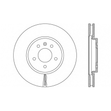 BDR2668.20 OPEN PARTS Тормозной диск