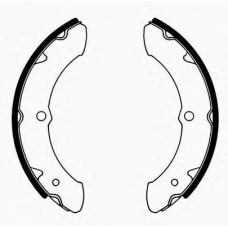 J GF-211AF JAPANPARTS Комплект тормозных колодок