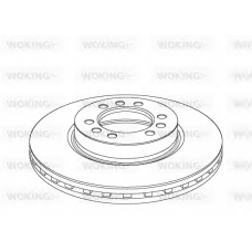 NSA1180.20 WOKING Тормозной диск