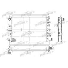 PRS3434 PATRON Радиатор, охлаждение двигателя