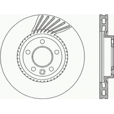 BDR2061.20 OPEN PARTS Тормозной диск