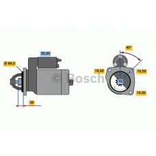 0 001 262 020 BOSCH Стартер