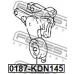 0187-KDN145 FEBEST Натяжной ролик, поликлиновой  ремень