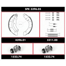 SPK 3396.05 ROADHOUSE Комплект тормозов, барабанный тормозной механизм