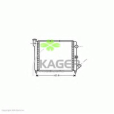 31-0913 KAGER Радиатор, охлаждение двигателя