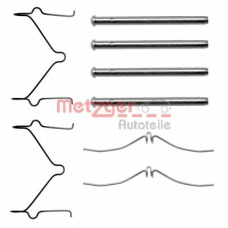 109-1124 METZGER Комплектующие, колодки дискового тормоза
