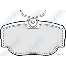 PD3297 APEC Комплект тормозных колодок, дисковый тормоз