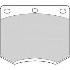 FD4023A NECTO Комплект тормозных колодок, дисковый тормоз