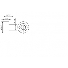 TKR 9167 TIMKEN Натяжной ролик, ремень грм