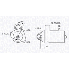 063522310030 MAGNETI MARELLI Стартер