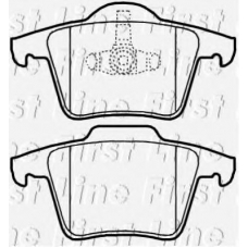 FBP3780 FIRST LINE Комплект тормозных колодок, дисковый тормоз