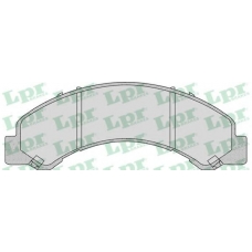 05P1063 LPR Комплект тормозных колодок, дисковый тормоз