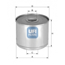 24.369.00 UFI Топливный фильтр