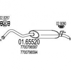 01.65520 MTS Глушитель выхлопных газов конечный