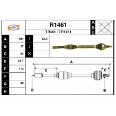 R1461 SNRA Приводной вал