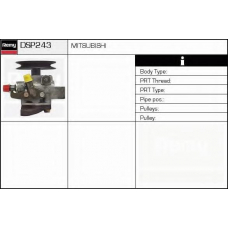 DSP243 DELCO REMY Гидравлический насос, рулевое управление