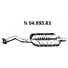 04.893.83 EBERSPACHER Глушитель выхлопных газов конечный
