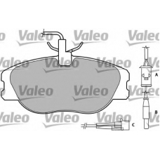 597053 VALEO Комплект тормозных колодок, дисковый тормоз