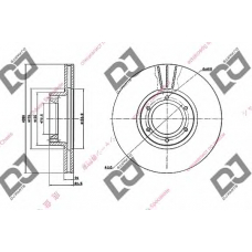 BD1496 DJ PARTS Тормозной диск