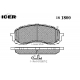 181800 ICER Комплект тормозных колодок, дисковый тормоз