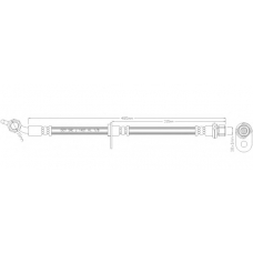 3410 REMKAFLEX Тормозной шланг