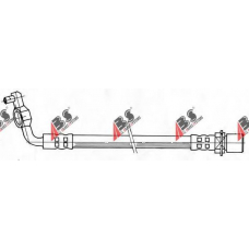 SL 4036 ABS Тормозной шланг