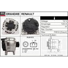 DRA4049 DELCO REMY Генератор