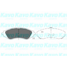 KBP-1008 KAVO PARTS Комплект тормозных колодок, дисковый тормоз