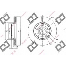 BD2086 DJ PARTS Тормозной диск