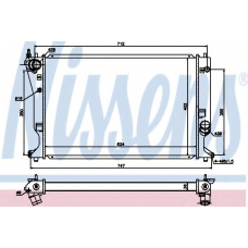 64695 NISSENS Радиатор, охлаждение двигателя