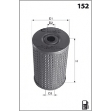 ELG5552 MECAFILTER Топливный фильтр