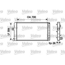 734224 VALEO Радиатор, охлаждение двигателя